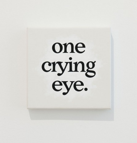 Ricci Albenda, (one crying eye.), 2013 - 2014, Gladstone Gallery