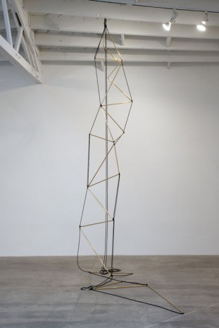 Leonor Antunes, Chain of Triangles (from St. Saturnin to Rodez), 2010, Marc Foxx (closed)