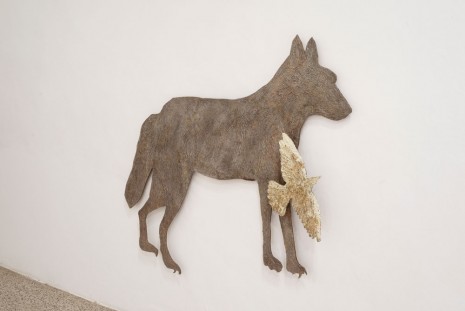 Kiki Smith, Wolf with Birds IV, 2010, Galleria Continua