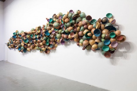 Pascale Marthine Tayou, Colorful Calabashes, 2014, Galleria Continua