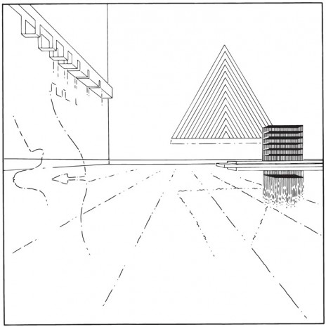 Louise Lawler, Triangle (traced), 2008 / 2009 / 2013, Sprüth Magers