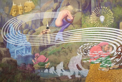 Jim Shaw, The Rhinegold's Curse, 2014, Metro Pictures