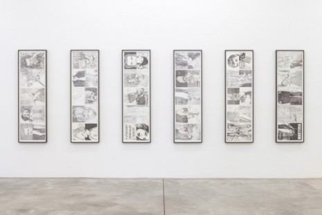 Jonathan Monk, Untitled (July/August), Untitled (September/October), Untitled (November/December), Untitled (January/February), Untitled (March/April), Untitled (May/June), 2014, Casey Kaplan