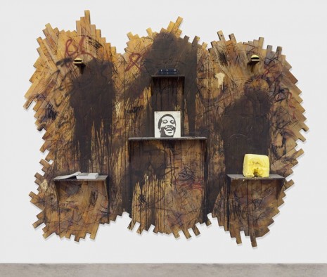 Rashid Johnson, Two Smiles, 2014, David Kordansky Gallery