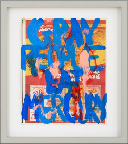 William Pope.L, Gray People Eat Mercury, 2014, Galerie Catherine Bastide