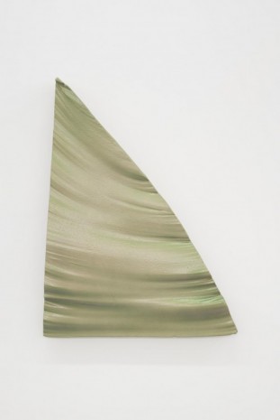 Piero Golia, Intermission painting #7 green to purple, 2014, Almine Rech