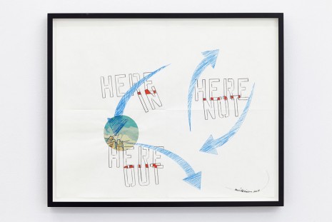 Lawrence Weiner, HERE OUT, 2014, i8 Gallery