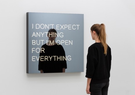 Jeppe Hein, I Don’t Expect Anything But I’m Open For Everything, 2014, Galleri Nicolai Wallner