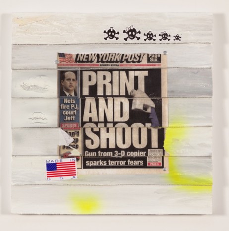 Michael St. John, Guns, 2014, Andrea Rosen Gallery