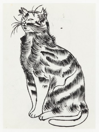 Andy Warhol, Seated Cat, c. 1956, Anton Kern Gallery