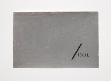 Mladen Stilinović, Bol / Pain (detail), 1991, galerie frank elbaz