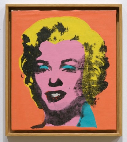 Sturtevant, Warhol Marilyn, Study for Warhol diptyque, 2004, Galerie Thaddaeus Ropac