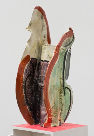 Betty Woodman, Vase Upon Vase: Orpheo (detail), 2013, David Kordansky Gallery