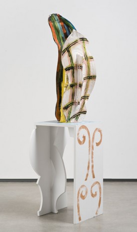 Betty Woodman, Vase Upon Vase: Plaid Kimono, 2008/2010, David Kordansky Gallery