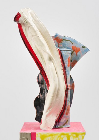Betty Woodman, Vase Upon Vase: Horme (detail), 2009/2014, David Kordansky Gallery