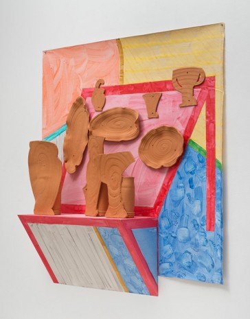 Betty Woodman, The Pink Table, 2014, David Kordansky Gallery