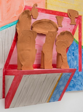 Betty Woodman, The Pink Table, 2014, David Kordansky Gallery