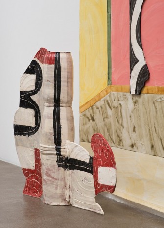 Betty Woodman, The Red Window (detail), 2014, David Kordansky Gallery