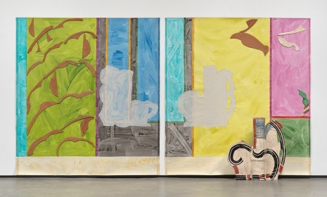 Betty Woodman, Paola's Room (diptych), 2011, David Kordansky Gallery