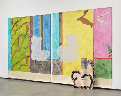 Betty Woodman, Paola's Room (diptych), 2011, David Kordansky Gallery
