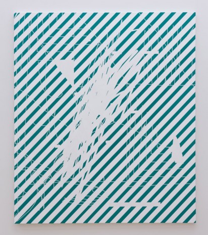 Jeff Elrod, (green screen), 2014, Simon Lee Gallery
