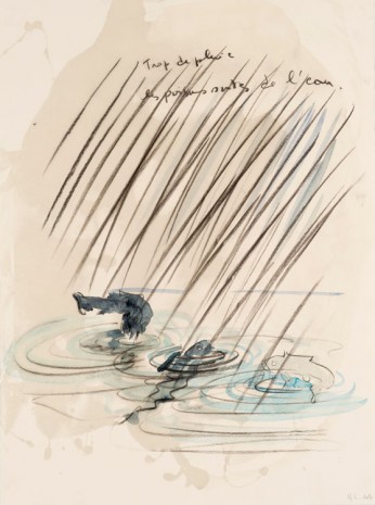 Fabrice Hyber, Trop de pluie, 2014, Galerie Nathalie Obadia