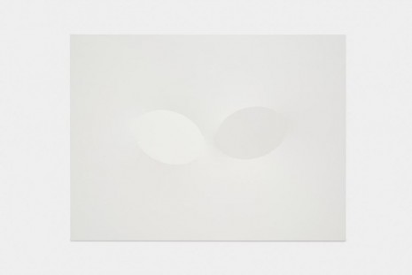 Turi Simeti, Due ovali bianchi, 2014, Almine Rech