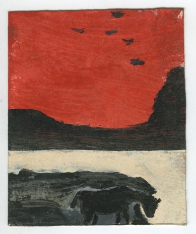 Frank Walter, Landscape Series, Antigua: Horse with Hurricane Sky and Cliffs, , Ingleby Gallery