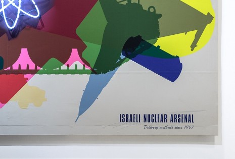 Alessandro Balteo Yazbeck, Delivery Methods Since 1967. Israeli Nuclear Arsenal, 2004-2013 (detail), Green Art Gallery