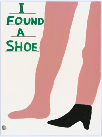 David Shrigley, Untitled (I found a shoe), 2015, Anton Kern Gallery