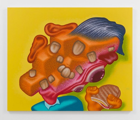 Peter Saul, Lunchtime, 2014, David Kordansky Gallery