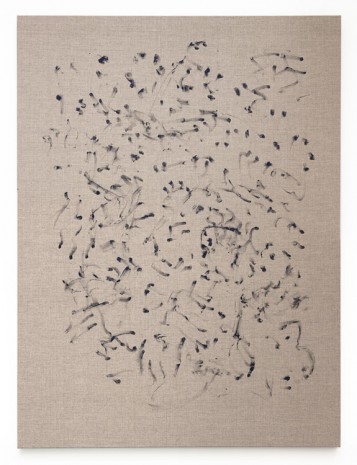 Donna Huanca, Finger painting (YSL, faux CILS), 2015, Valentin