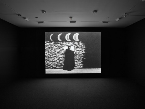 Robin Rhode, The Moon is Asleep, 2015, Lehmann Maupin