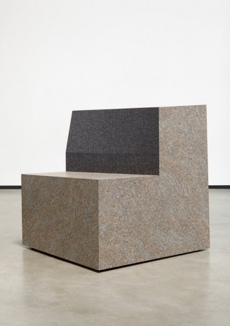 Richard Artschwager, Granite Chair, 2010, David Kordansky Gallery