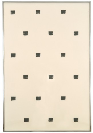 Niele Toroni, Imprints of paintbrush no, 50 at regular intervals of 30cm, 1989, Marian Goodman Gallery