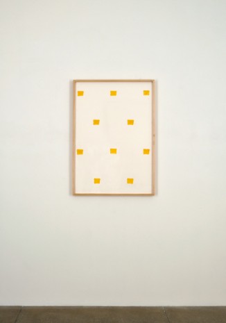 Niele Toroni, Imprints of paintbrush no. 50 repeated at regular intervals of 30 cm, 1991, Marian Goodman Gallery