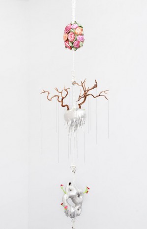 Mindy Rose Schwartz, Pushing Up the Daisies (detail), 2006, galerie hussenot