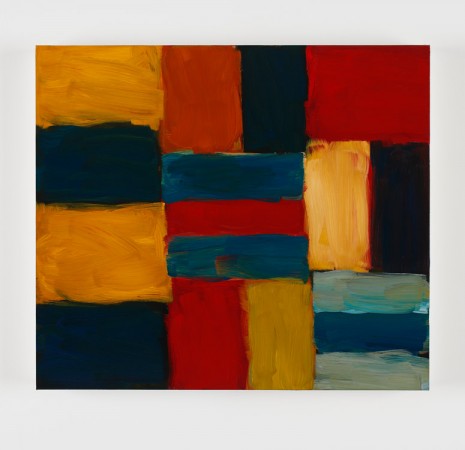 Sean Scully, Blue Orange Wall, 2014, Kerlin Gallery