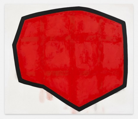 Raphaela Simon, Scholle, rot, 2015, Galerie Max Hetzler