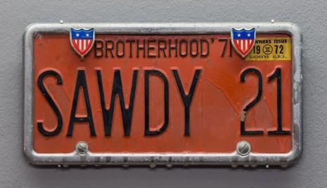 Edward Kienholz, SAWDY License Plate, , Sprüth Magers
