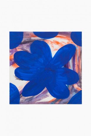Tamuna Sirbiladze, Blue flower power, 2014, Almine Rech