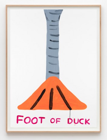 David Shrigley, Untitled (Foot of duck), 2015, Galleri Nicolai Wallner