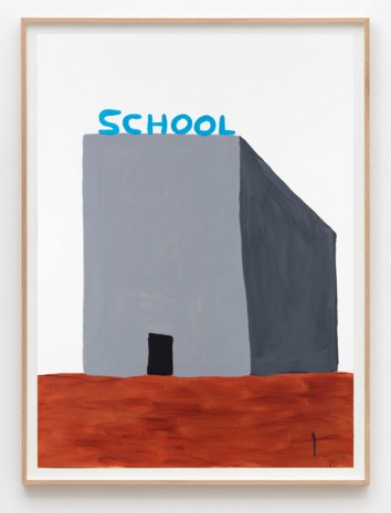 David Shrigley, Untitled (School), 2015, Galleri Nicolai Wallner