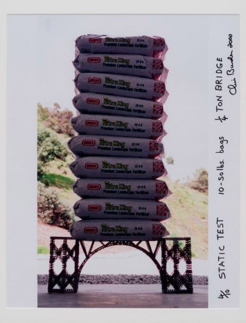 Chris Burden, Static Test, #4/10 #2000 Part of The 1/4 Ton Bridge, 1997 - 2000, Gagosian
