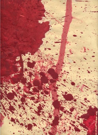 Hermann Nitsch, Ohne Titel, 1983, Galerie Mezzanin