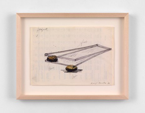 Keiji Uematsu, Project drawing, 1977, Simon Lee Gallery