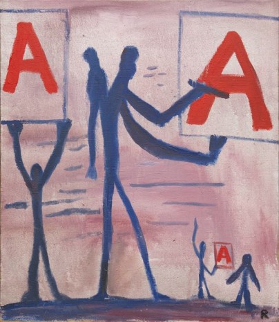 A.R. Penck, Untitled (System Painting), 1966, Michael Werner