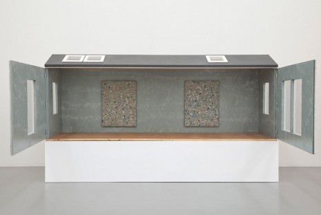 Fredrik Værslev, Untitled (Light grey granite) (detail), 2016, Giò Marconi