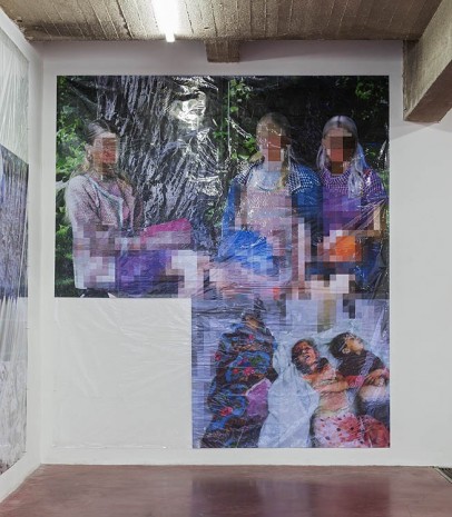 Thomas Hirschhorn, Pixel-Collage nº36, 2016, Dvir Gallery