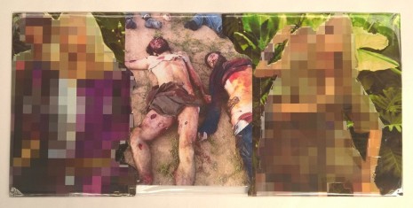 Thomas Hirschhorn, Pixel-Collage nº54, 2016, Dvir Gallery